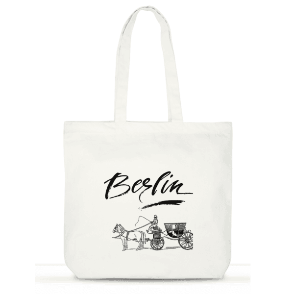 Berlin Carriage Tote | Vintage Cotton Tote Bag for Women