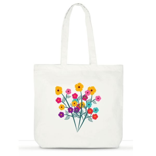 Bloom Babe Tote | Designer Cotton Tote Bag for Women