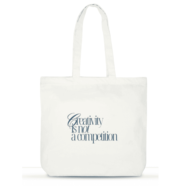 "Creative Soul" Tote | Cotton Laptop & Work Bag for Women