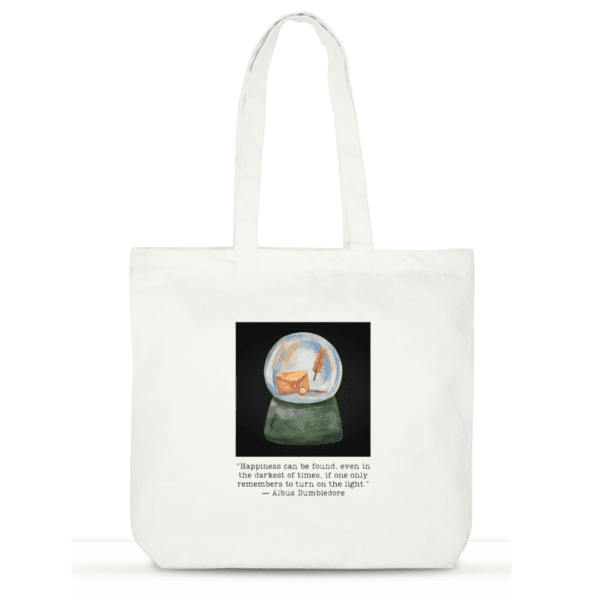 Happiness Can Be Found Tote Bag | Book Bag for Women