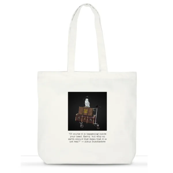 Hogwarts Express Cotton Tote Bag | Magical College & Work Tote