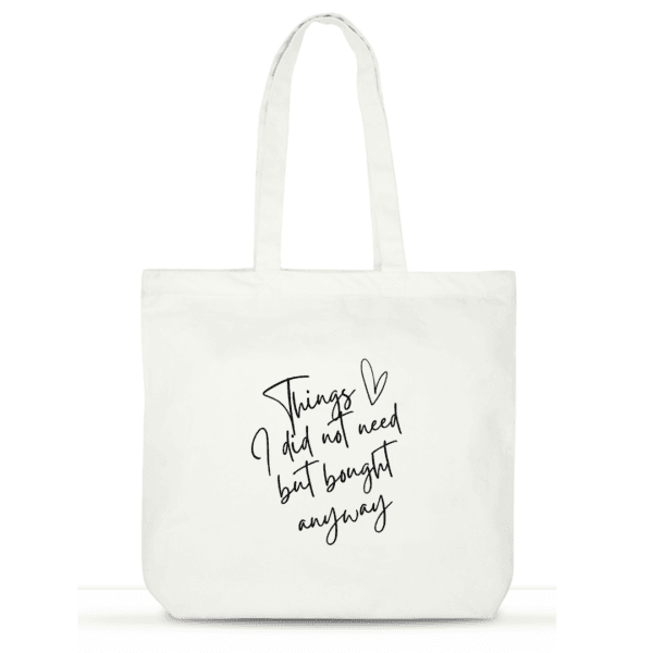 Impulse Buy Tote Bag for Women - Cotton Tote Bag for Laptops