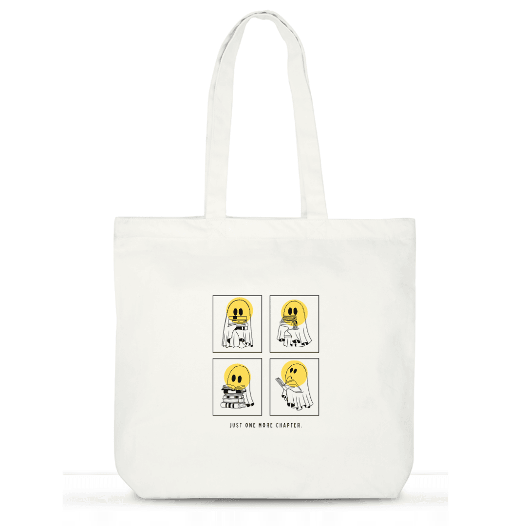 Just One More Chapter Cotton Tote