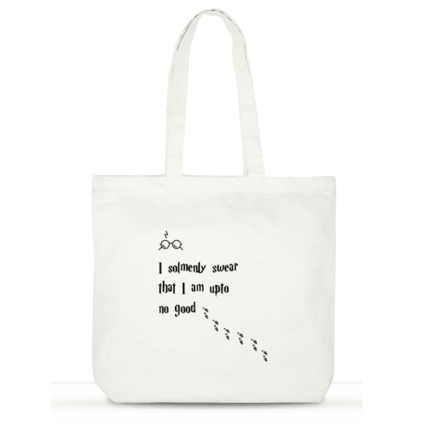 Mischief Managed Cotton Tote Bag | Magical Laptop & Book Tote