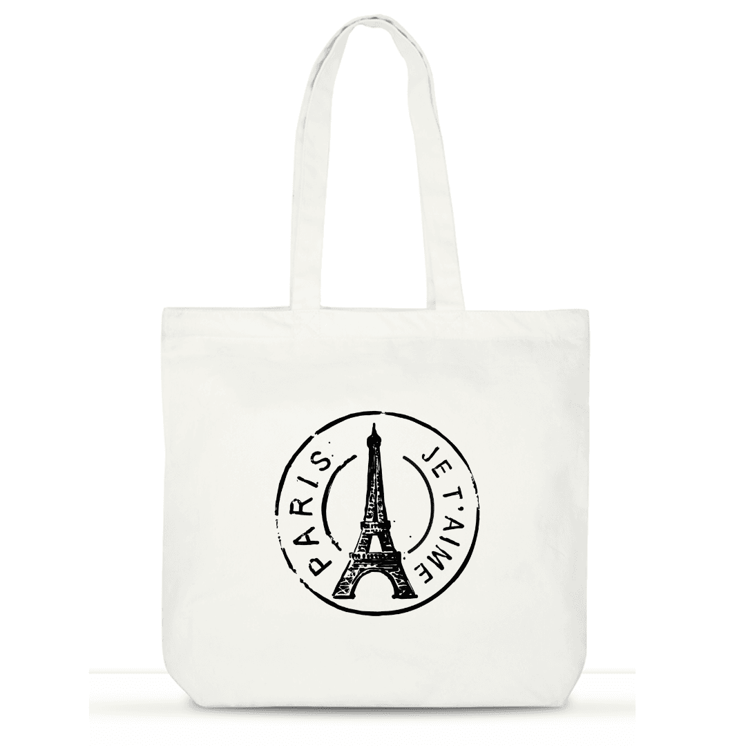Paris, Je Taime Cotton Tote