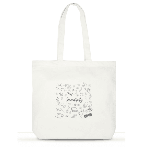 Serendipity Tote Bag | Cotton Laptop Tote for Women