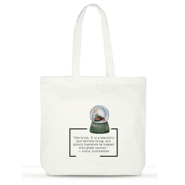 The Truth Seeker Cotton Tote Bag | Book Bag for Women