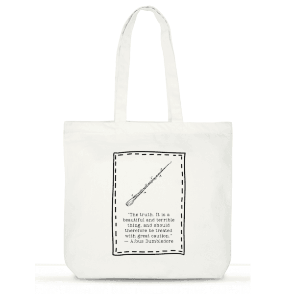 Truth & Magic Cotton Tote Bag | Book Bag for Women