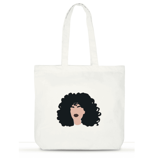 "Unapologetic" Cotton Tote Bag for Women | Bold Laptop Tote with Pockets