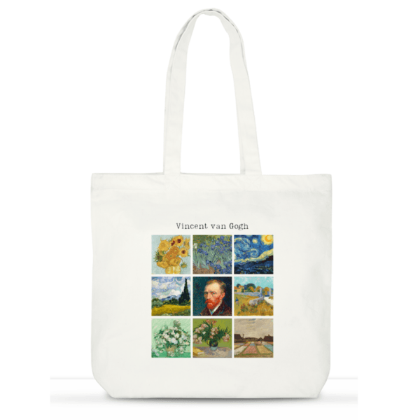 Vincent Van Gogh Art Tote Bag | Cotton Laptop & Book Tote