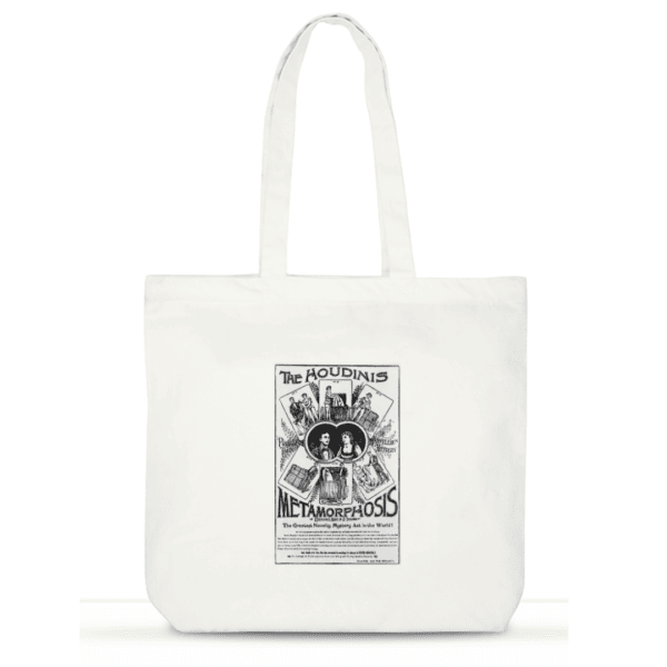 Vintage Houdini Magic Tote Bag | Cotton Book & Laptop Tote