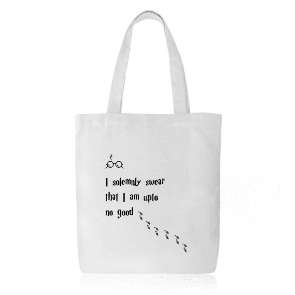 Harry Potter Inspired Mischief Managed Tote – Wizard-Approved Everyday Essential Tote Bag for College