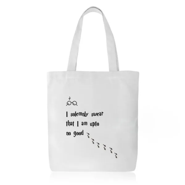Harry Potter Inspired Mischief Managed Tote – Wizard-Approved Everyday Essential Tote Bag for College