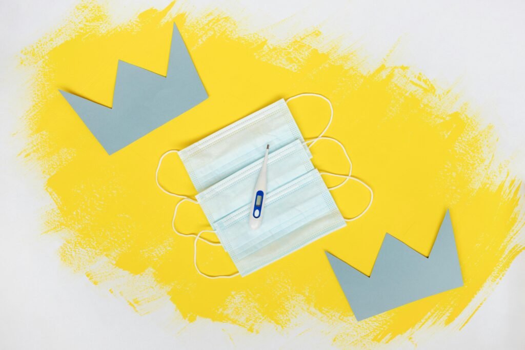 illustrated cotton tote bag design flat lay