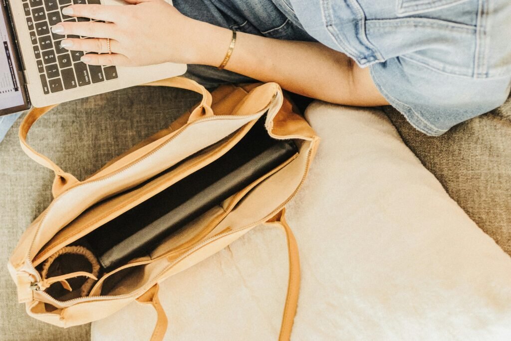 women cotton work tote bags office style