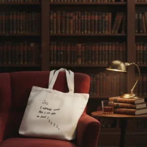 mischief managed cotton tote bag | magical laptop & book tote